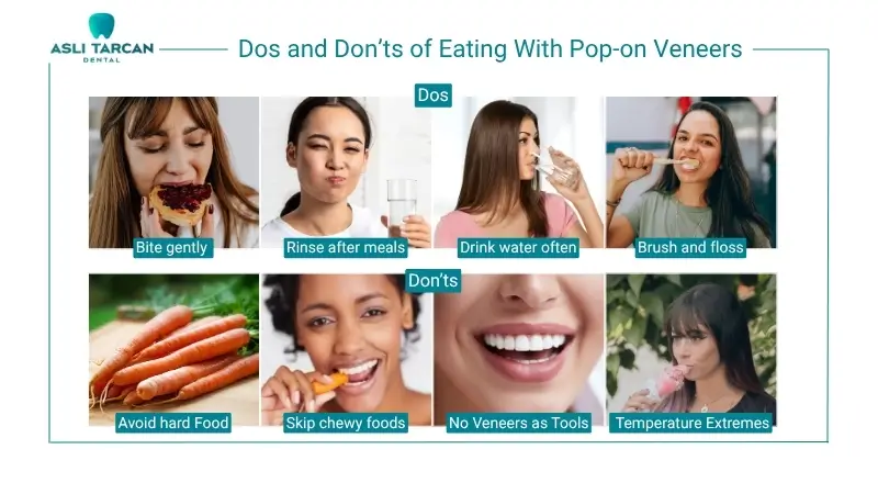Dos and Don’ts of Eating With Pop-on Veneers